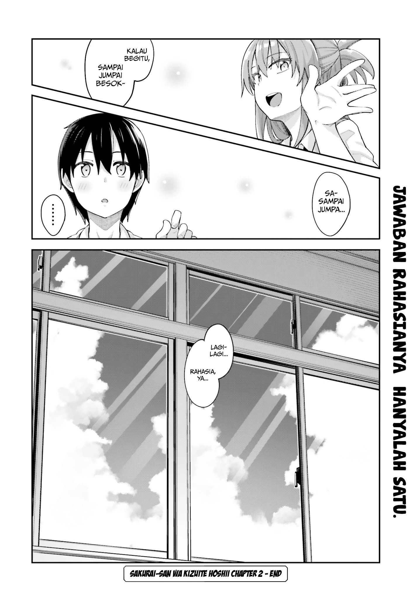 Halaman 16 — Sakurai-san wa Kizuite Hoshii Chapter 2