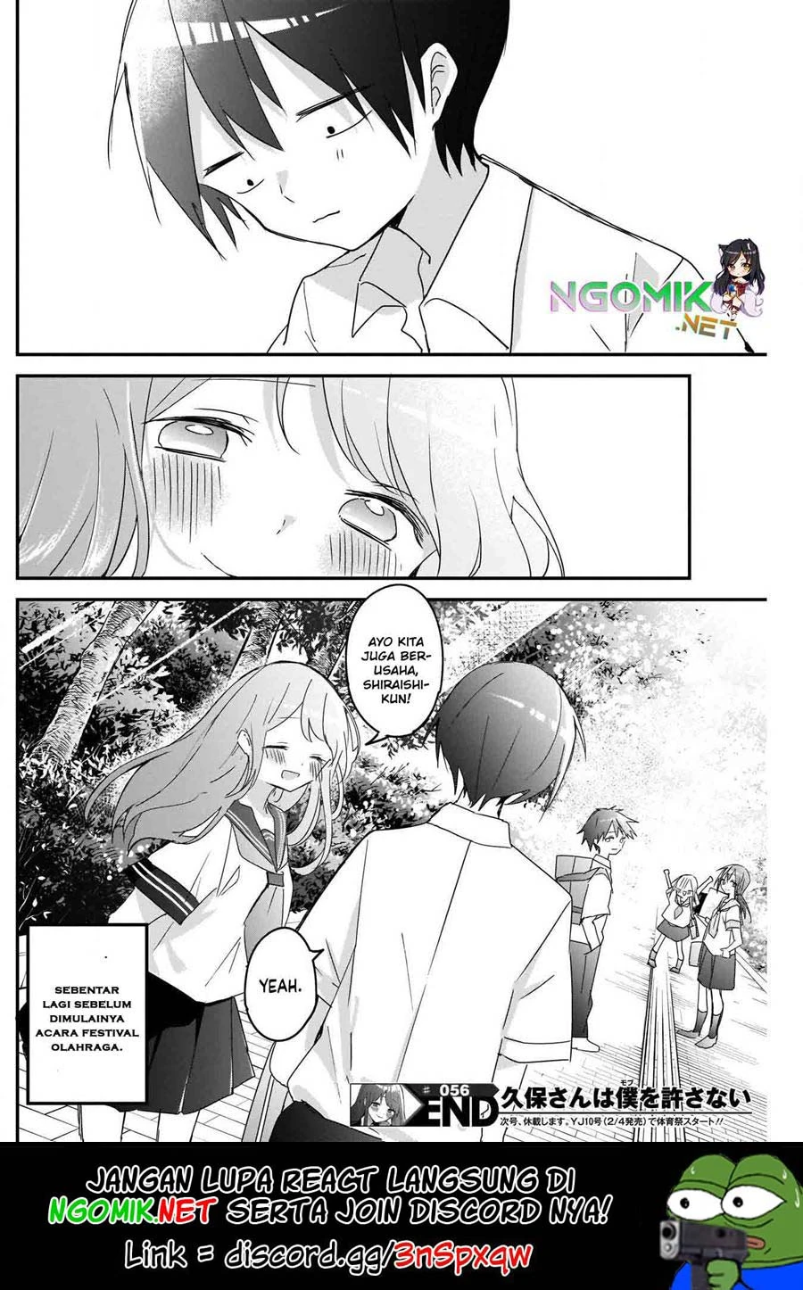 Halaman 11 — Kubo-san wa Mob wo Yurusanai Chapter 56