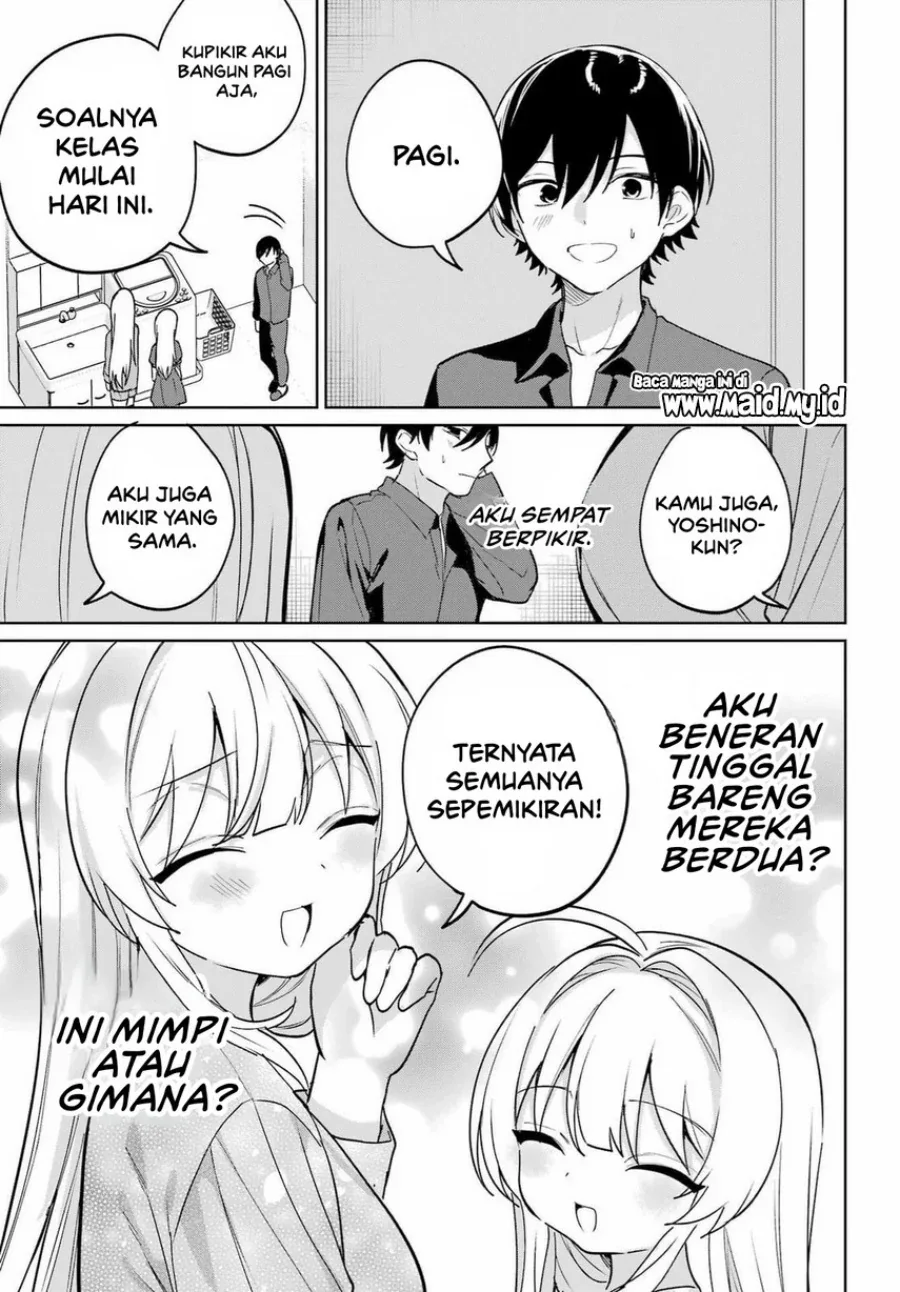 Halaman 9 — Remote Jugyou ni Nattara Class 1 no Bishoujo to Doukyo suru Koto ni Natta Chapter 16