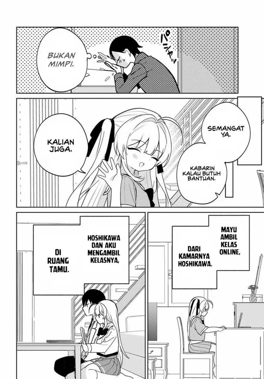 Halaman 10 — Remote Jugyou ni Nattara Class 1 no Bishoujo to Doukyo suru Koto ni Natta Chapter 16