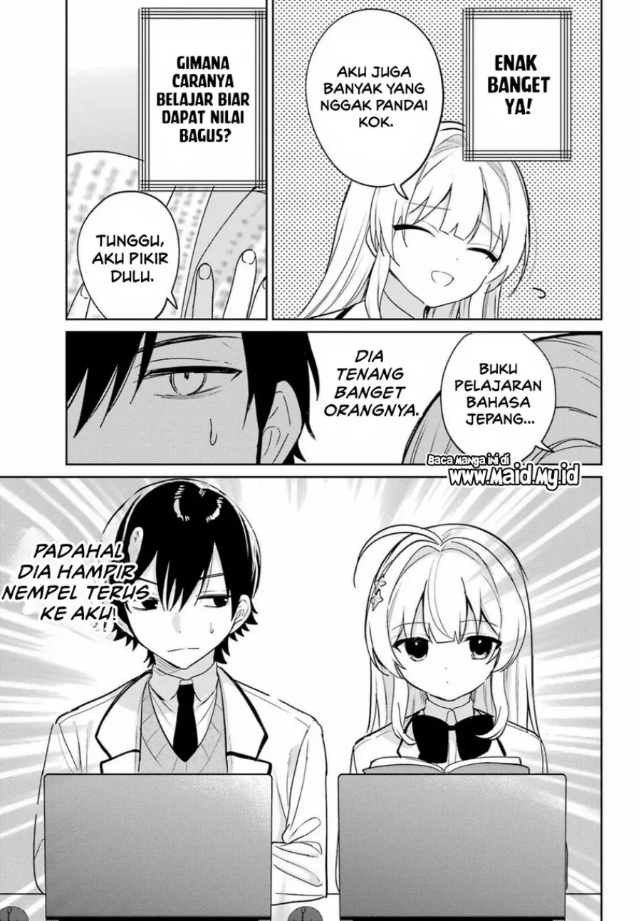 Halaman 13 — Remote Jugyou ni Nattara Class 1 no Bishoujo to Doukyo suru Koto ni Natta Chapter 16