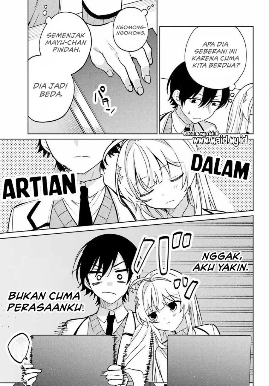 Halaman 21 — Remote Jugyou ni Nattara Class 1 no Bishoujo to Doukyo suru Koto ni Natta Chapter 16
