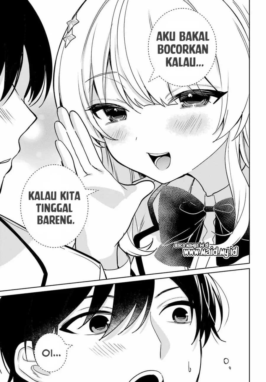 Halaman 23 — Remote Jugyou ni Nattara Class 1 no Bishoujo to Doukyo suru Koto ni Natta Chapter 16