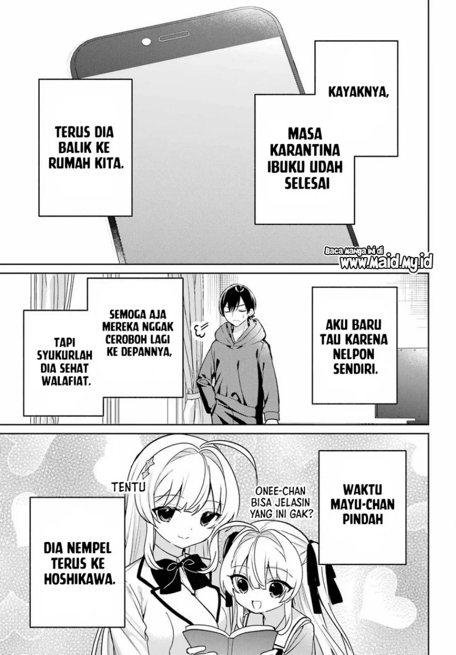Halaman 27 — Remote Jugyou ni Nattara Class 1 no Bishoujo to Doukyo suru Koto ni Natta Chapter 16