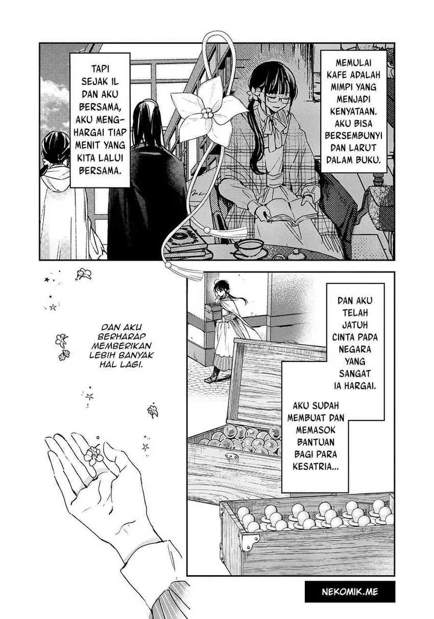 Halaman 18 — Isekai ni Kyuuseishu toshite Yobaremashita ga, Around 30 ni wa Muri nanode, Hissori Book Cafe Hajimemashita. Chapter 17