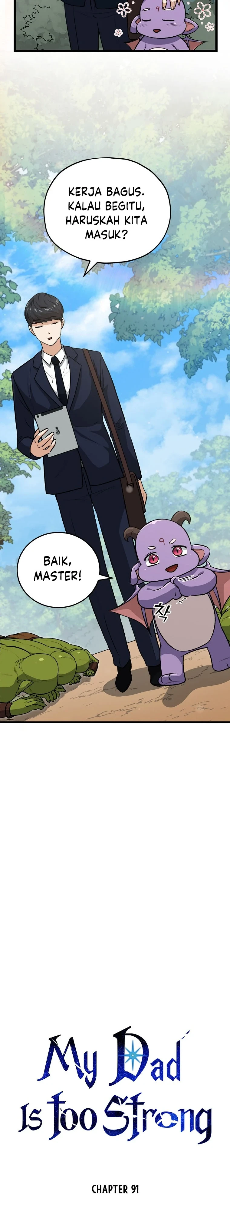 Halaman 6 — My Dad Is Too Strong Chapter 91