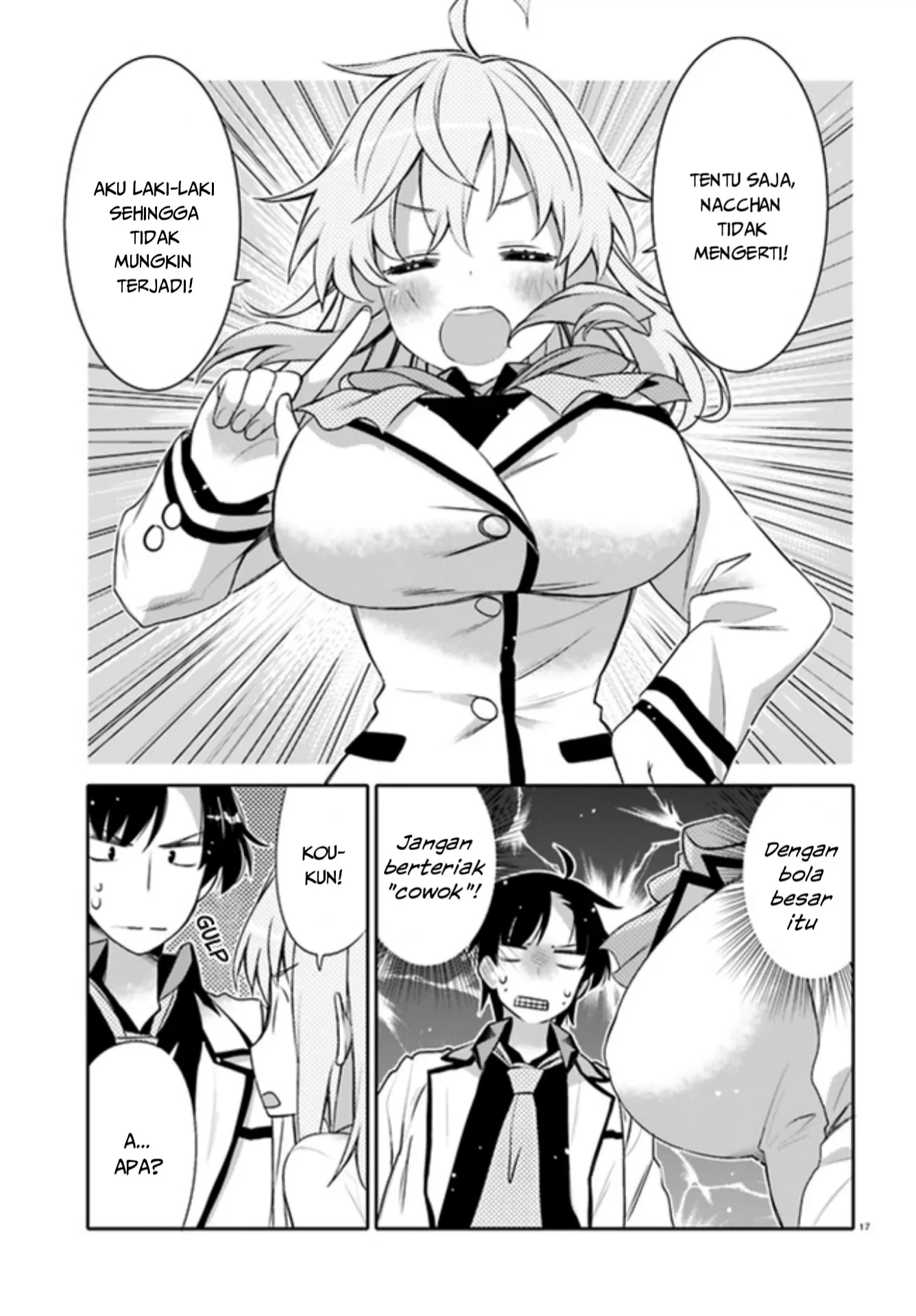 Halaman 17 — Ore no Tomodachi♂♀ ga Kawaisugite Komaru! Chapter 1