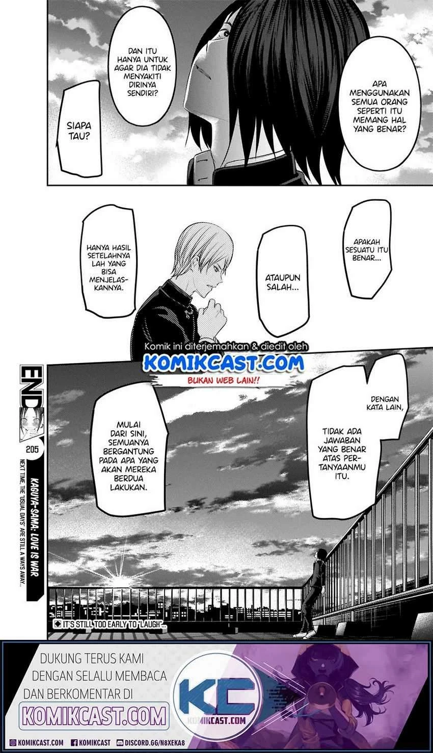 Halaman 17 — Kaguya-sama wa Kokurasetai: Tensai-tachi no Renai Zunousen Chapter 205