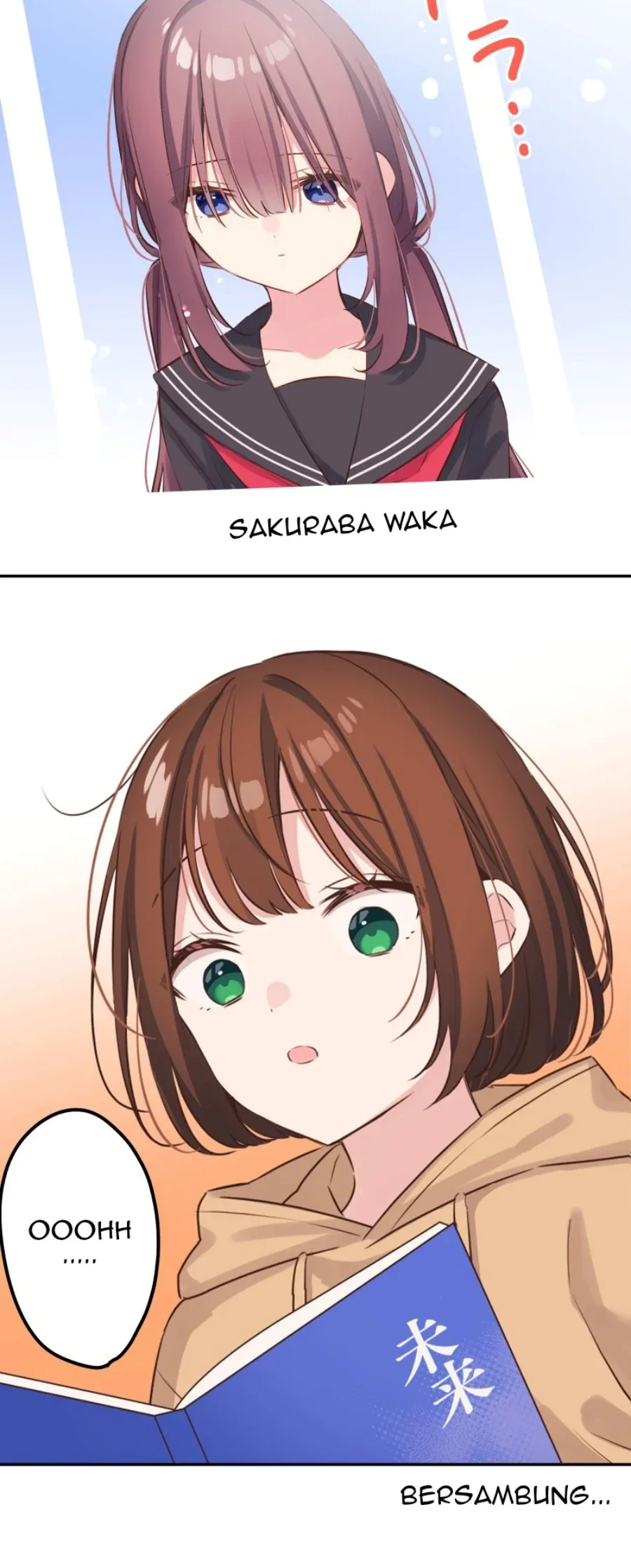 Halaman 37 — Waka-chan Is Flirty Again Chapter 124