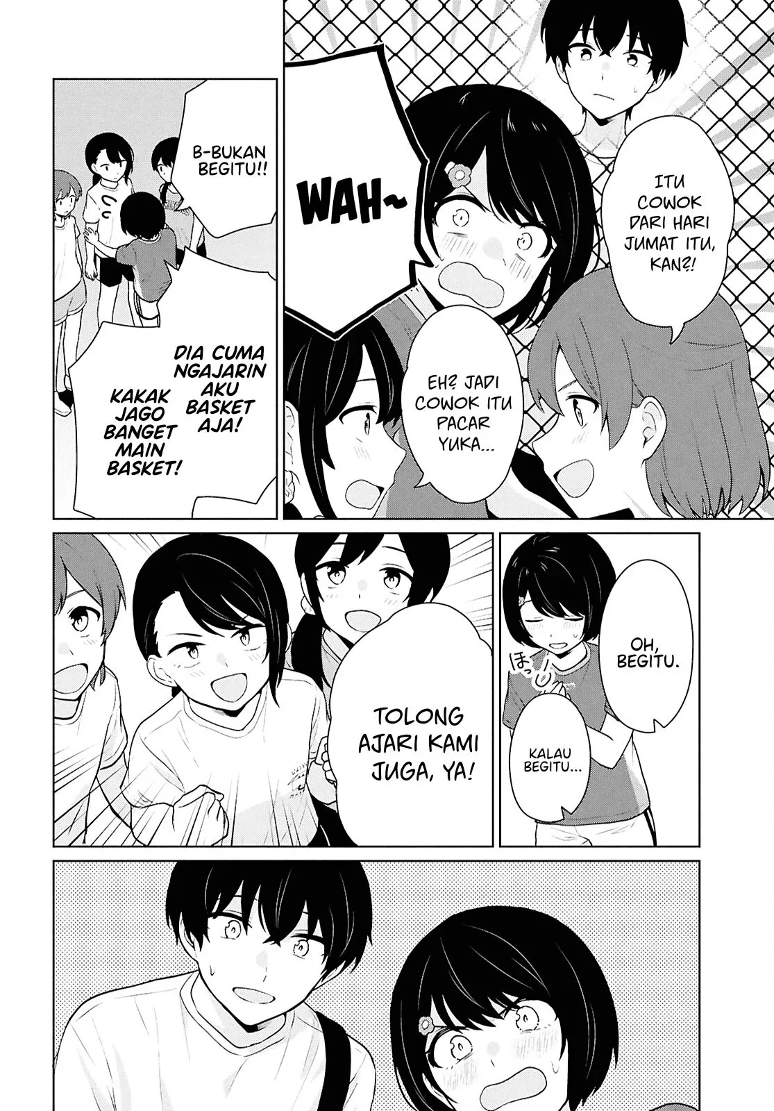 Halaman 8 — Danjo Hi 1:5 no Sekai demo Futsuu ni Ikirareru to Omotta? Gekiomo Kanjou na Kanojo-tachi ga Mujikaku Danshi ni Hanrou saretara Chapter 12