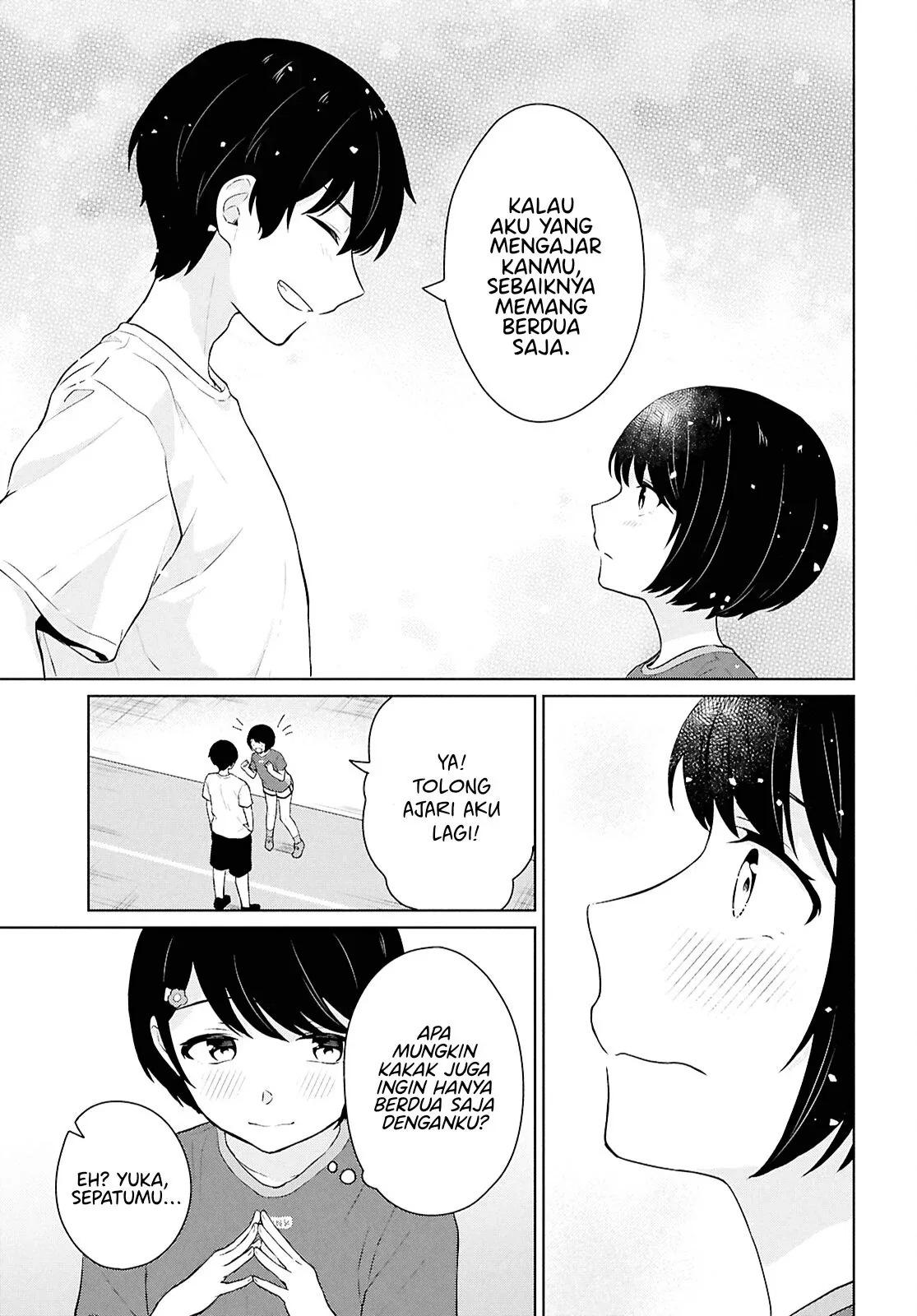 Halaman 21 — Danjo Hi 1:5 no Sekai demo Futsuu ni Ikirareru to Omotta? Gekiomo Kanjou na Kanojo-tachi ga Mujikaku Danshi ni Hanrou saretara Chapter 12