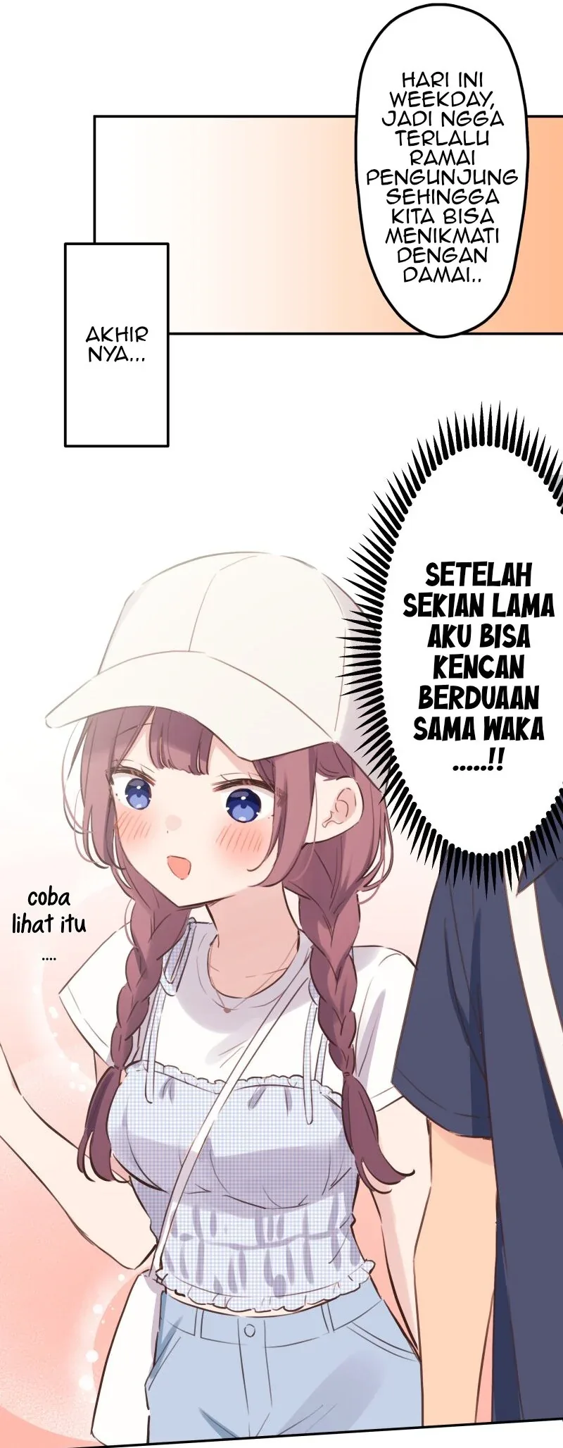 Halaman 4 — Waka-chan Is Flirty Again Chapter 197