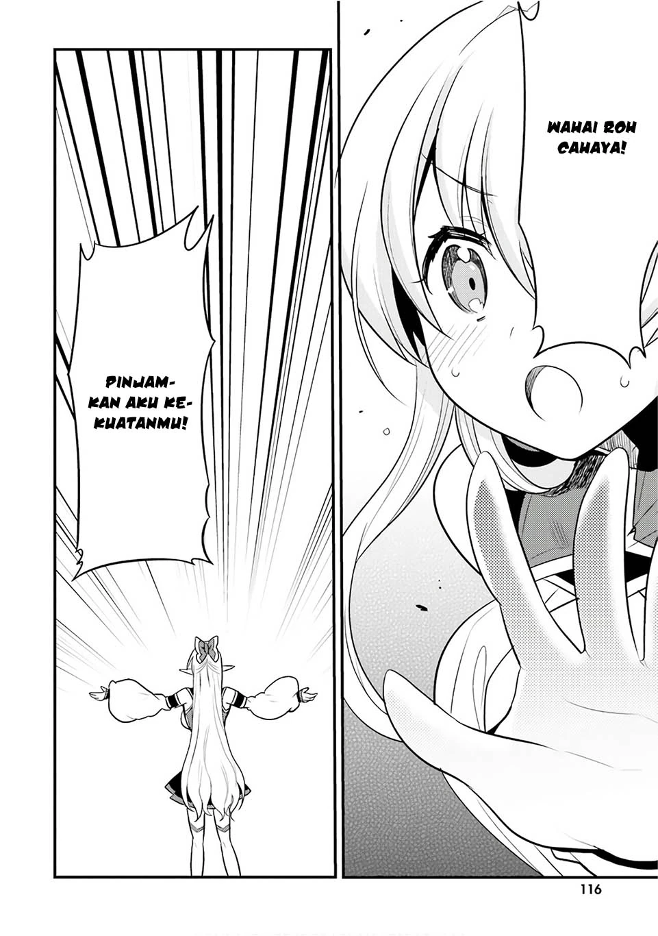 Halaman 8 — Elf Yome to Hajimeru Isekai Ryoushu Seikatsu Chapter 24