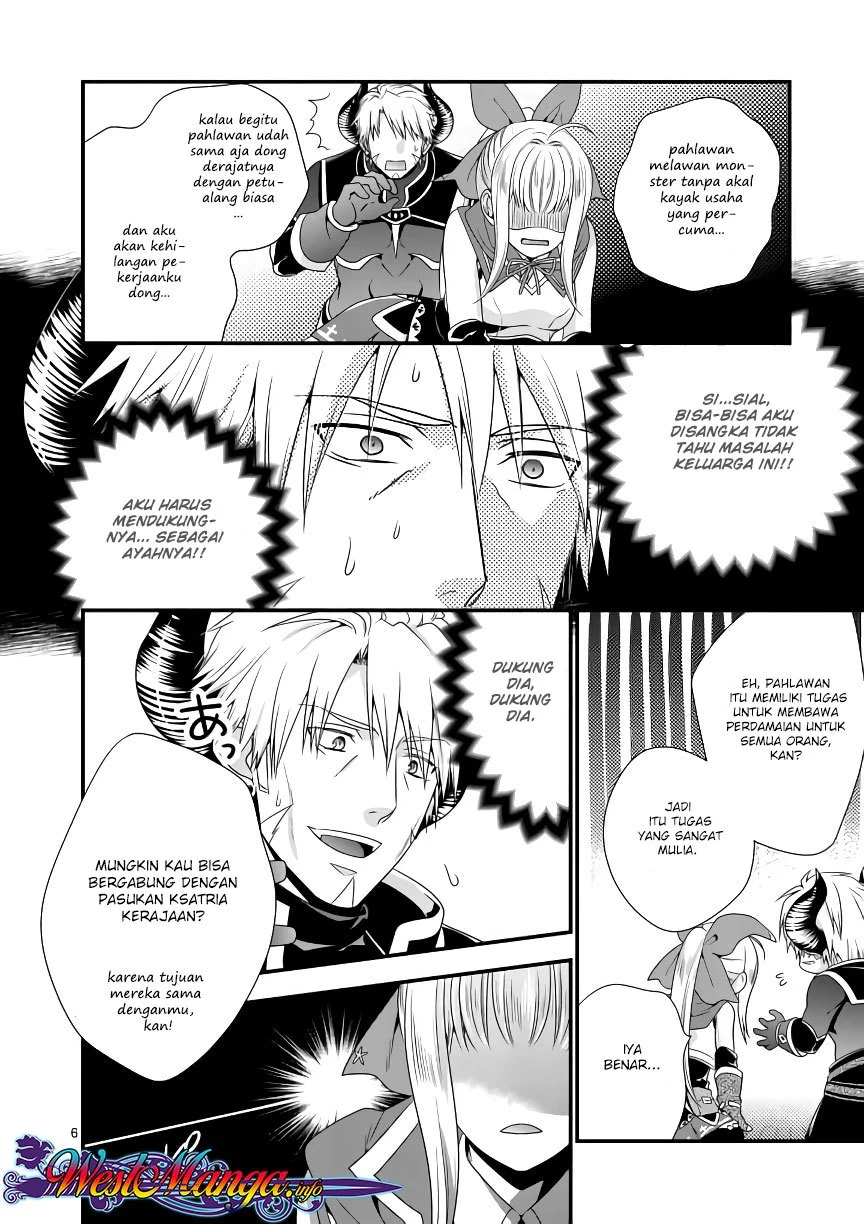 Halaman 6 — Maou desu. Onna Yuusha no Hahaoya to Saikon shita node, Onna Yuusha ga Giri no Musume ni Narimashita. @comic Chapter 4