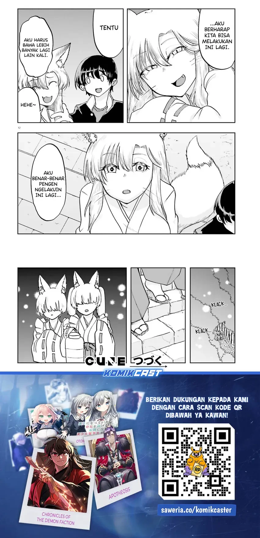 Halaman 11 — Okitsune Gal no Katabami-san Chapter 18