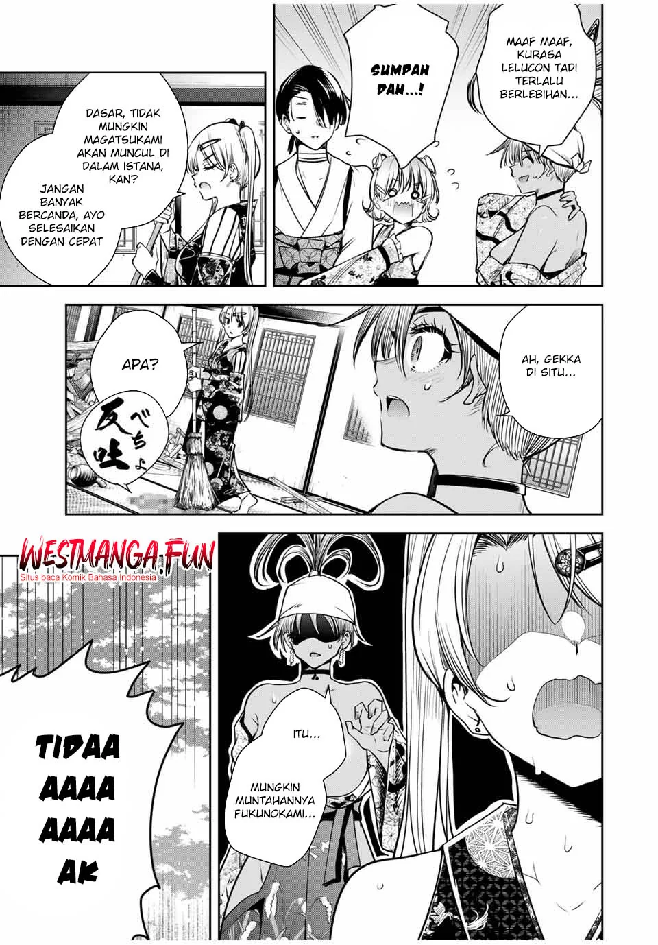 Halaman 9 — Sakigake no Hanamiko Chapter 18