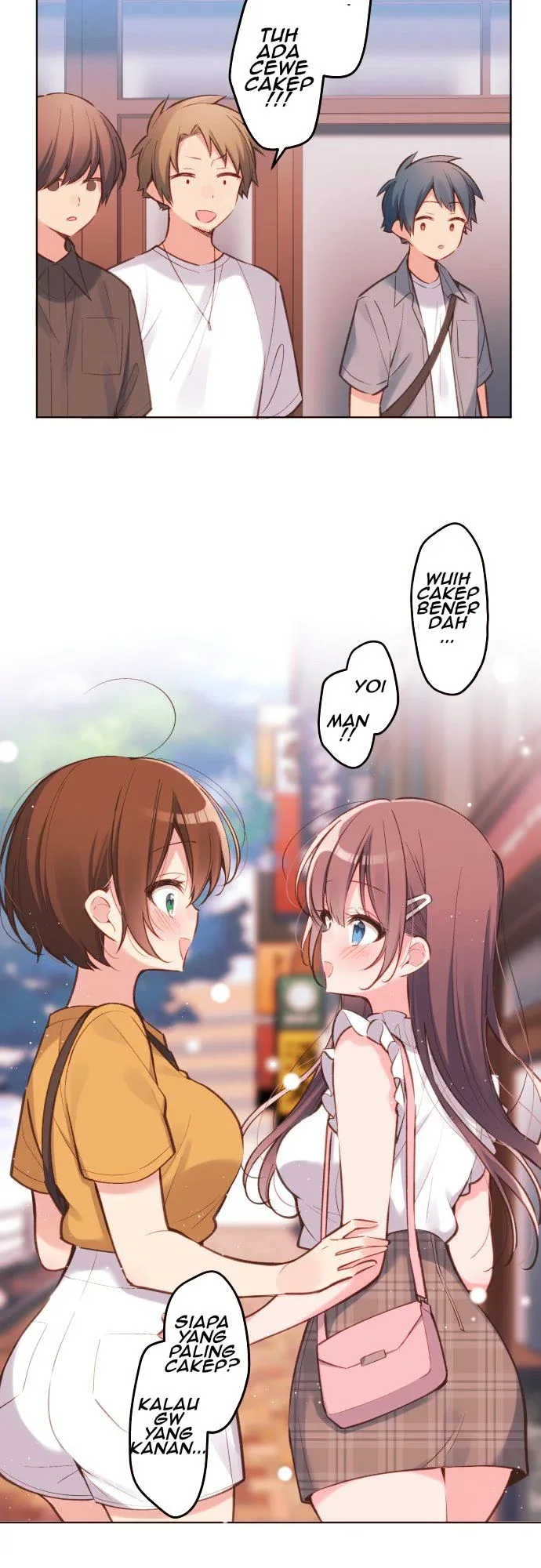 Halaman 3 — Waka-chan Is Flirty Again Chapter 28