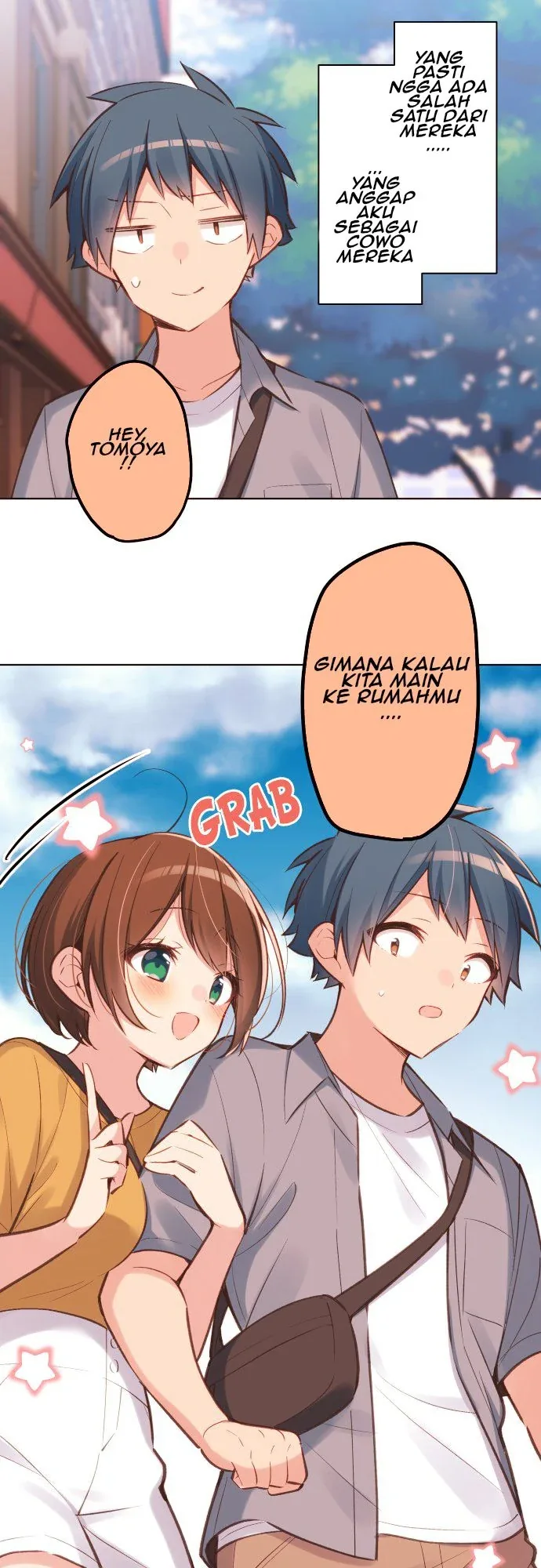 Halaman 7 — Waka-chan Is Flirty Again Chapter 28