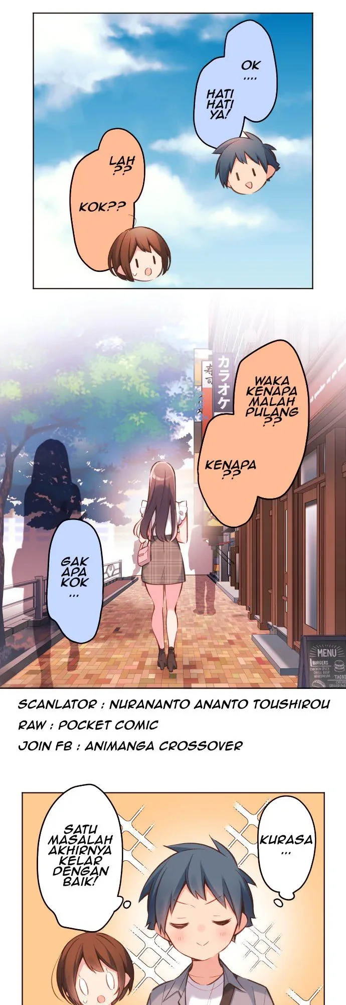 Halaman 17 — Waka-chan Is Flirty Again Chapter 28