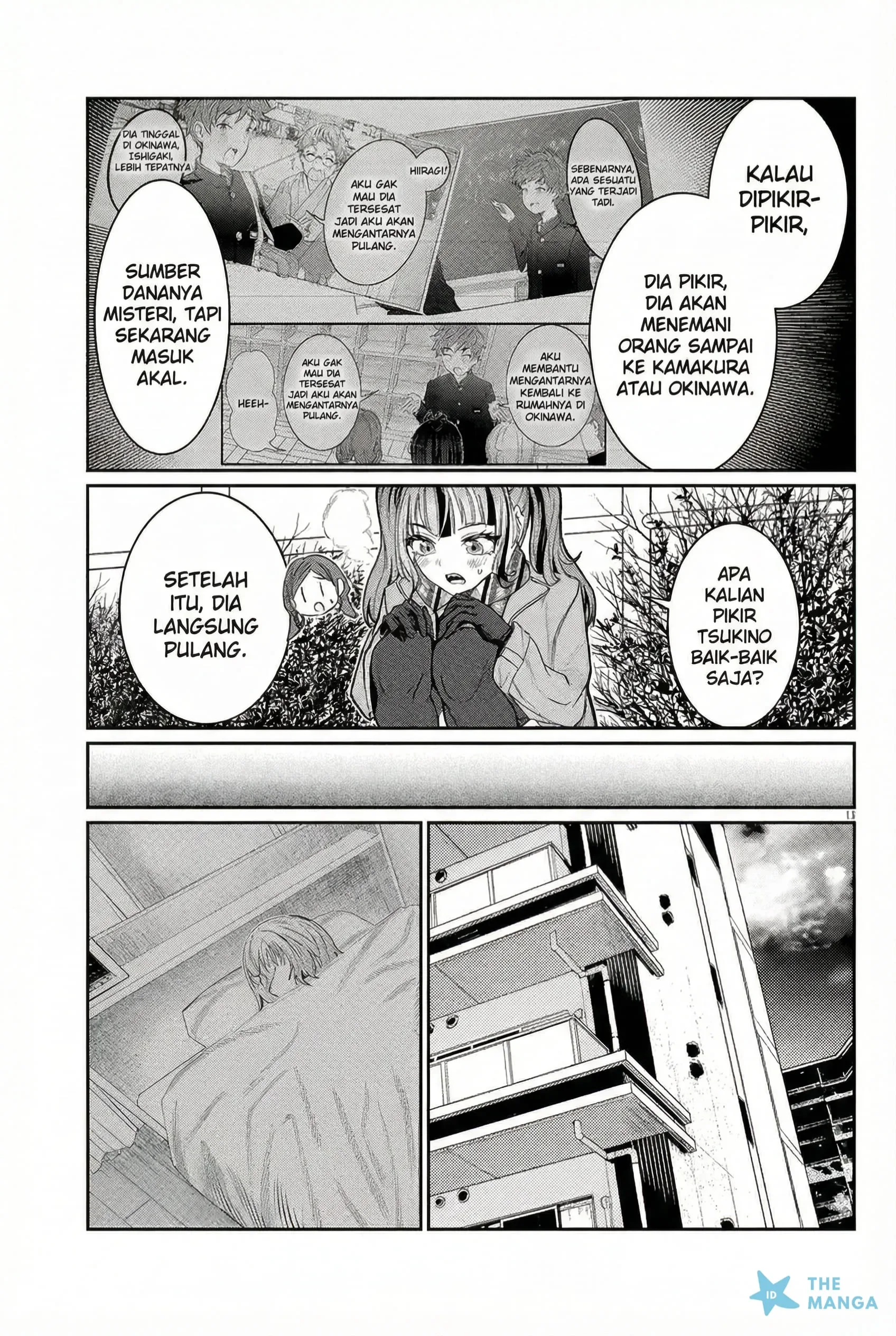 Halaman 11 — Kimi wa Yakamashi Tojite yo Kuchi wo! Chapter 45