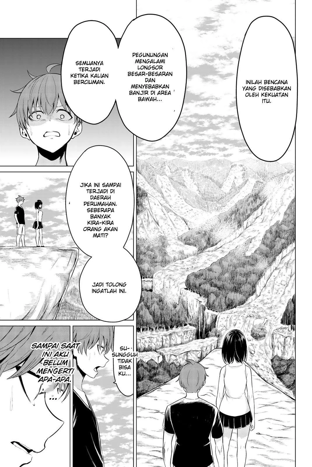 Halaman 34 — Sekai ka Kanojo ka Erabenai Chapter 22
