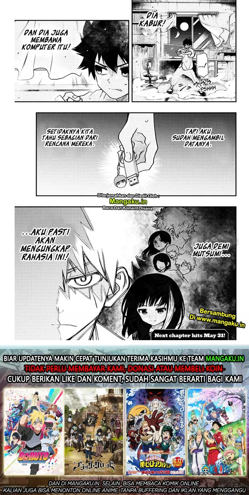 Halaman 18 — Yozakura-san Chi no Daisakusen Chapter 36