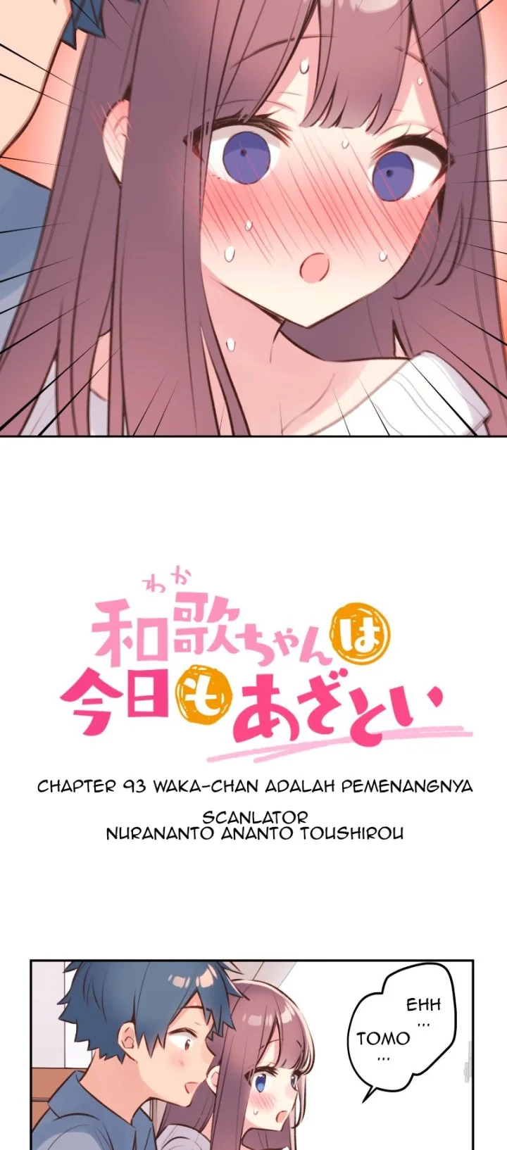 Halaman 4 — Waka-chan Is Flirty Again Chapter 93
