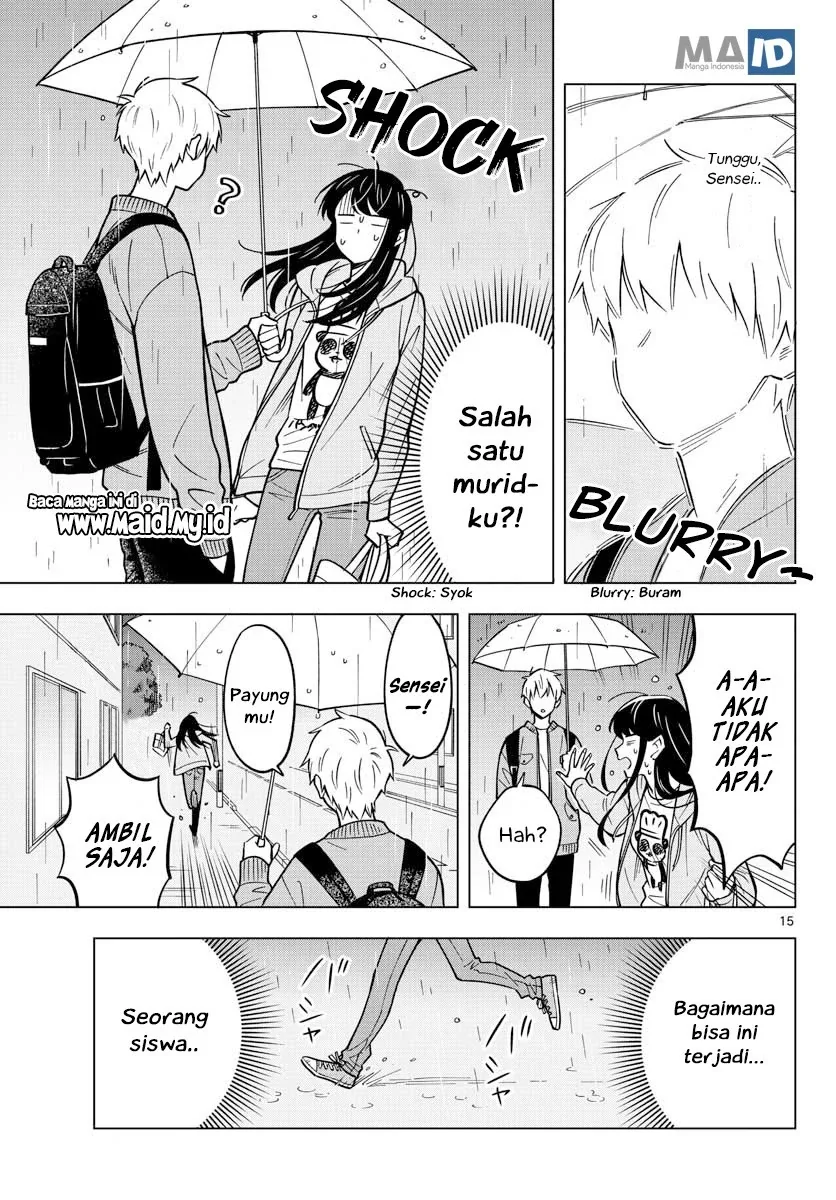 Halaman 19 — Sensei wa Koi wo Oshierarenai Chapter 15