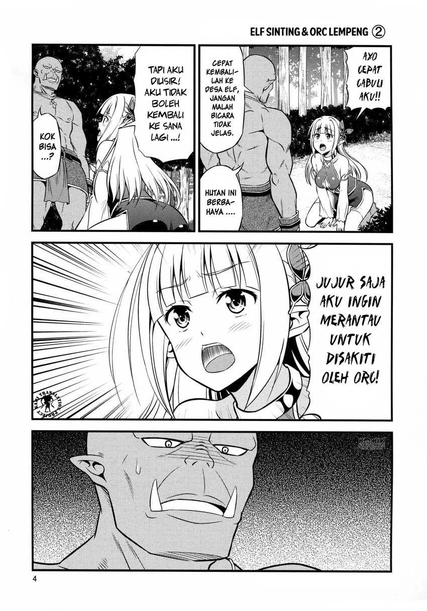 Halaman 3 — Hentai Elf to Majime Orc Chapter 1