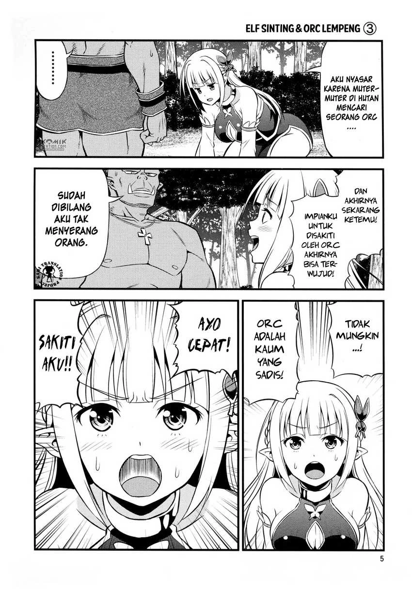 Halaman 4 — Hentai Elf to Majime Orc Chapter 1
