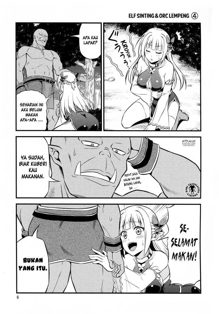 Halaman 5 — Hentai Elf to Majime Orc Chapter 1