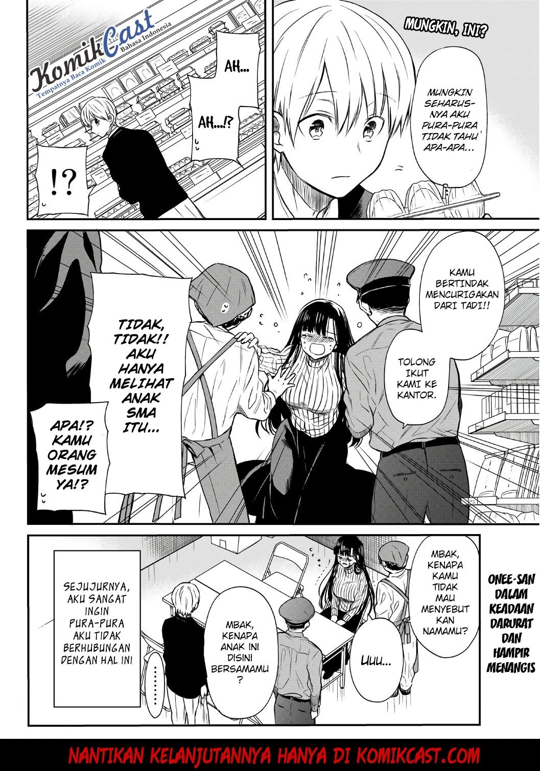 Halaman 4 — Danshi Koukousei wo Yashinaitai Oneesan no Hanashi Chapter 21