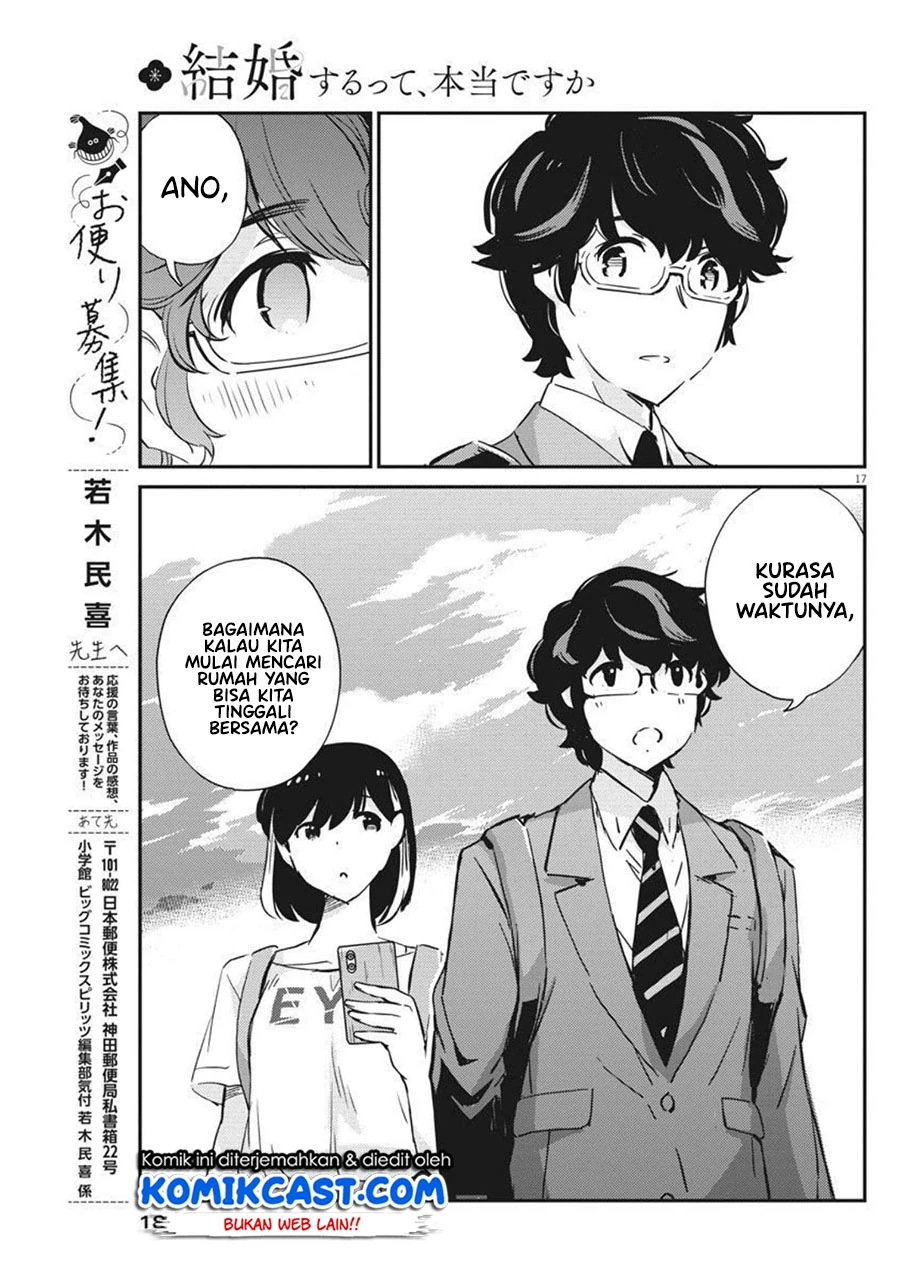 Halaman 16 — Kekkon suru tte, Hontou desu ka Chapter 58
