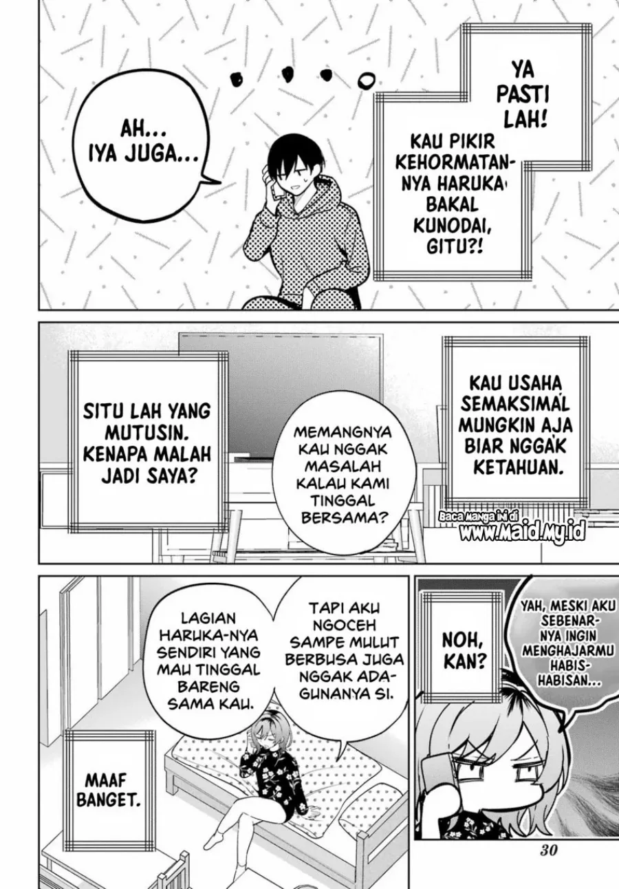 Halaman 14 — Remote Jugyou ni Nattara Class 1 no Bishoujo to Doukyo suru Koto ni Natta Chapter 12