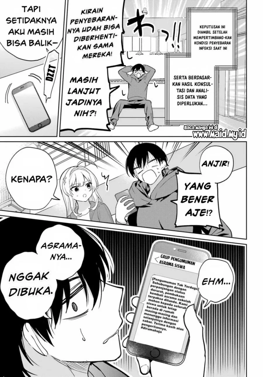 Halaman 19 — Remote Jugyou ni Nattara Class 1 no Bishoujo to Doukyo suru Koto ni Natta Chapter 12