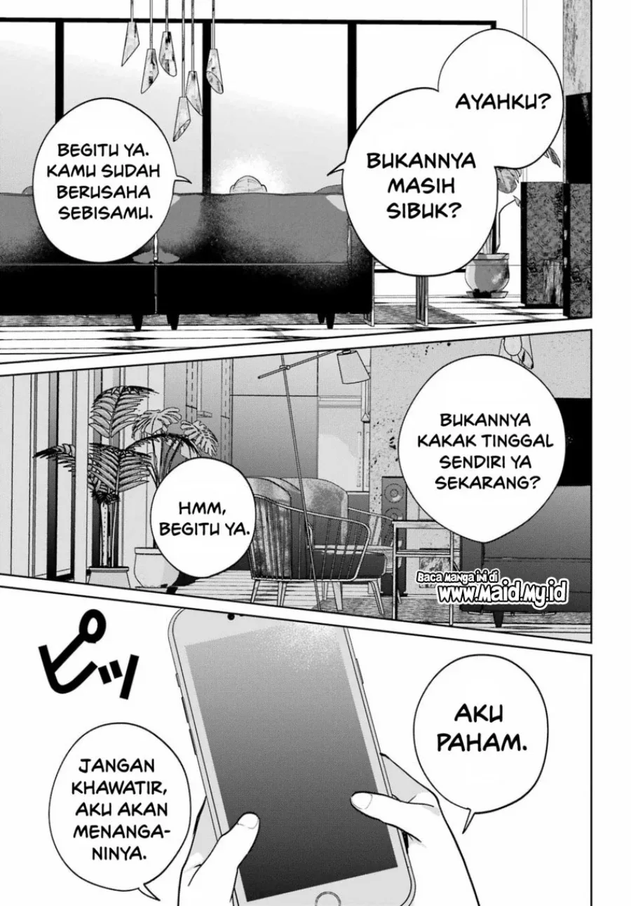 Halaman 25 — Remote Jugyou ni Nattara Class 1 no Bishoujo to Doukyo suru Koto ni Natta Chapter 12