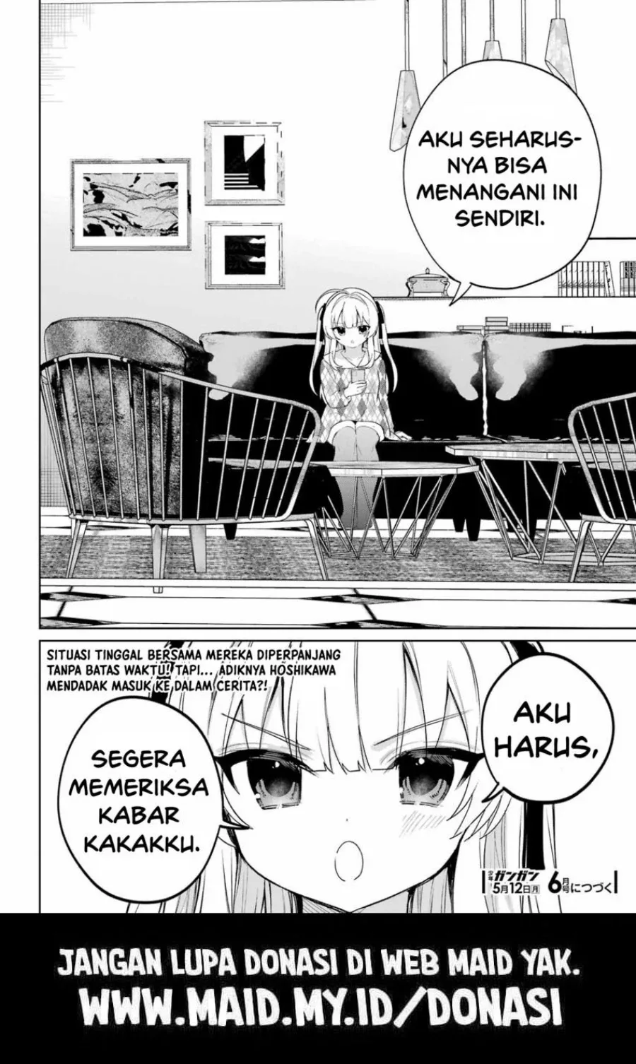 Halaman 26 — Remote Jugyou ni Nattara Class 1 no Bishoujo to Doukyo suru Koto ni Natta Chapter 12