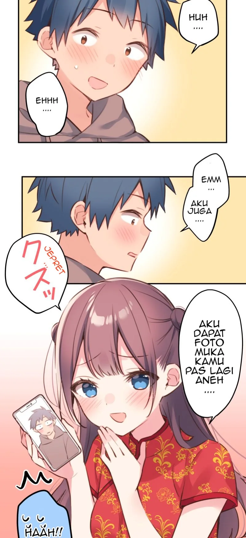Halaman 16 — Waka-chan Is Flirty Again Chapter 81