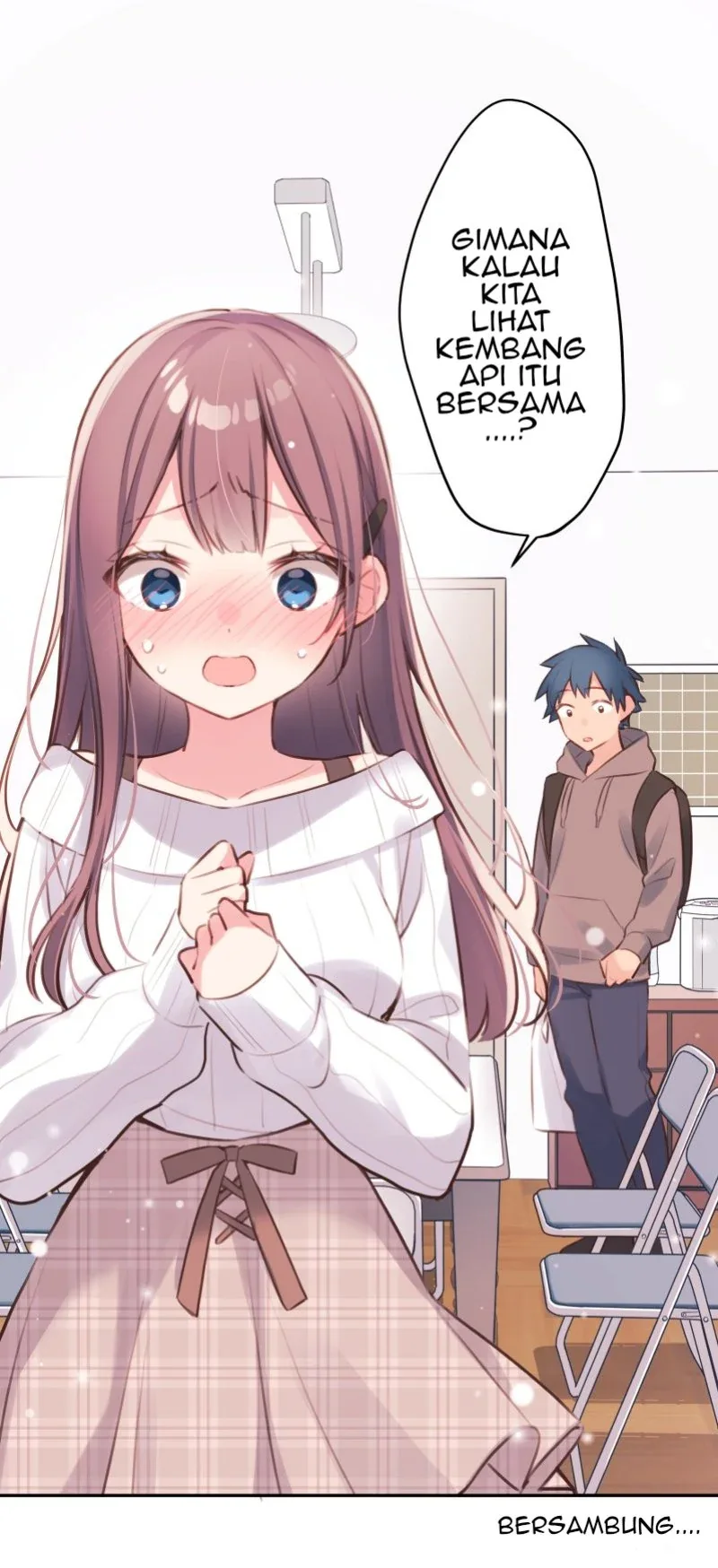 Halaman 37 — Waka-chan Is Flirty Again Chapter 81