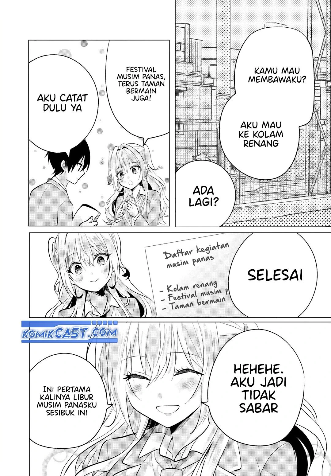Halaman 10 — Houkago, Famiresu de, Class no Ano Ko to. Chapter 6.2