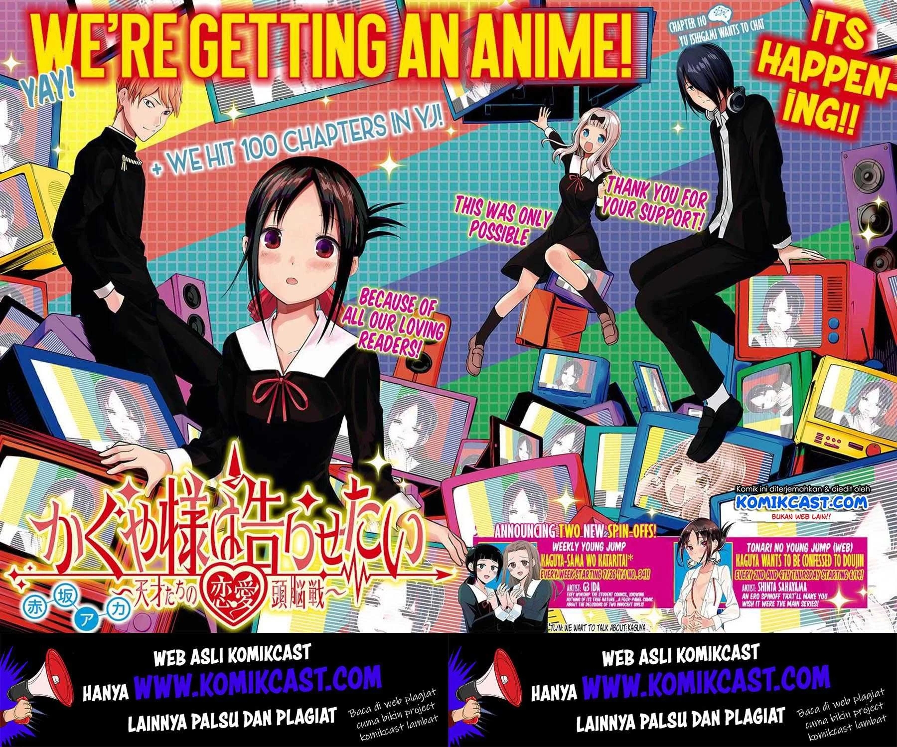 Halaman 3 — Kaguya-sama wa Kokurasetai: Tensai-tachi no Renai Zunousen Chapter 110