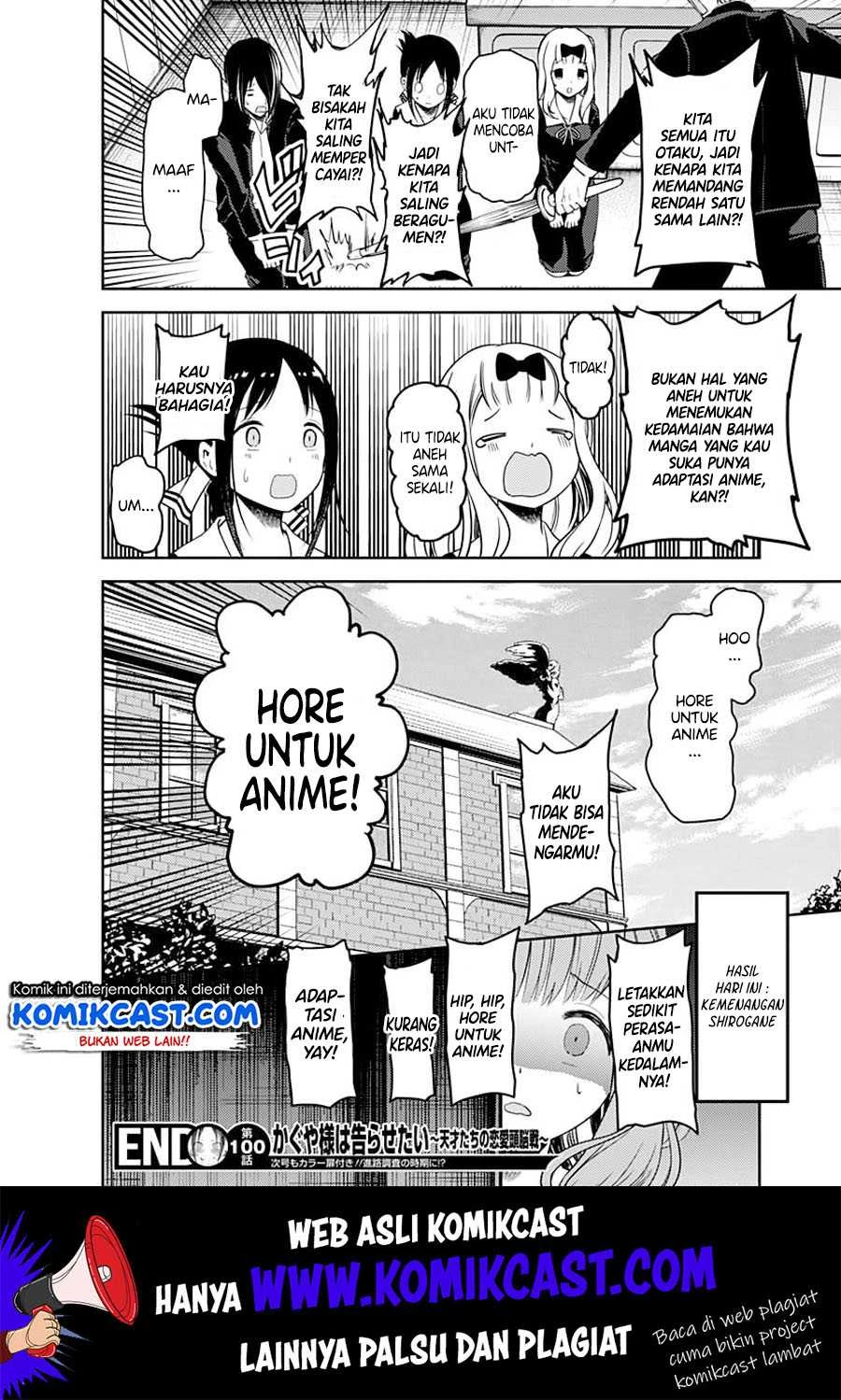 Halaman 20 — Kaguya-sama wa Kokurasetai: Tensai-tachi no Renai Zunousen Chapter 110