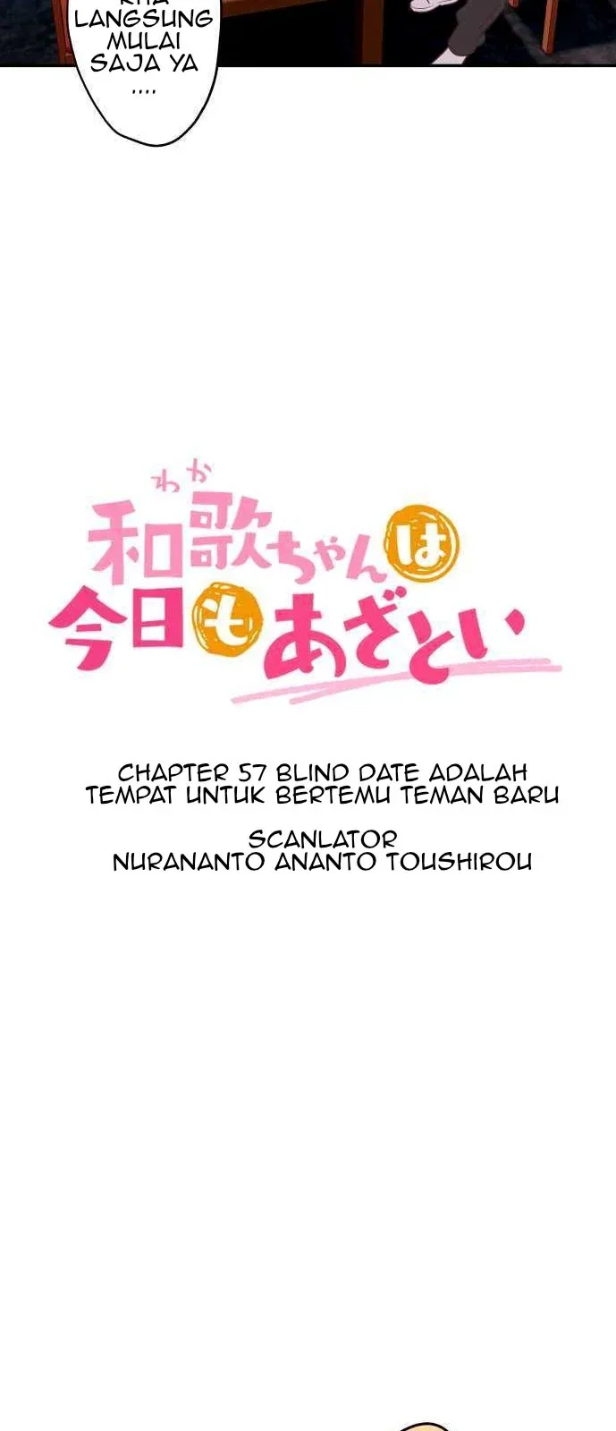 Halaman 12 — Waka-chan Is Flirty Again Chapter 57