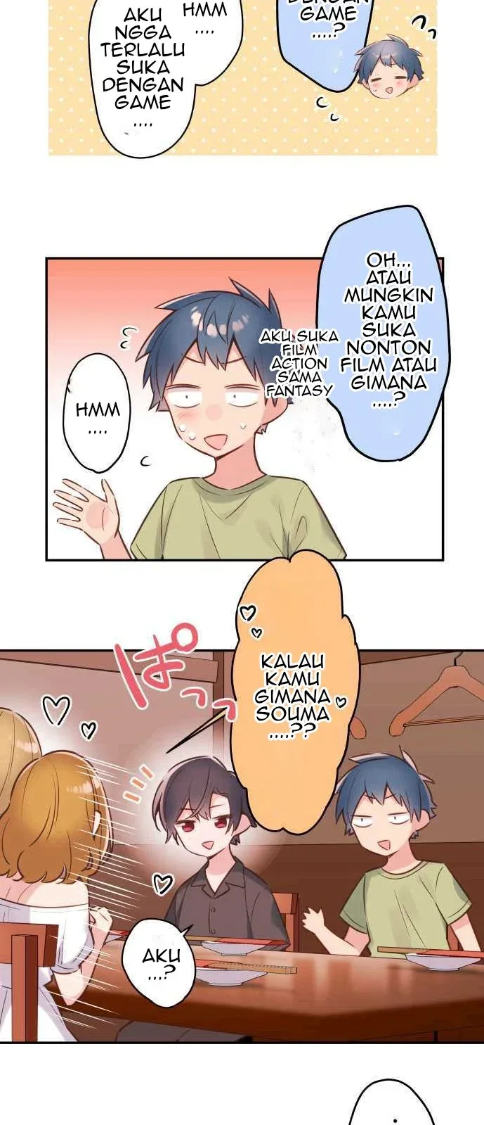 Halaman 17 — Waka-chan Is Flirty Again Chapter 57