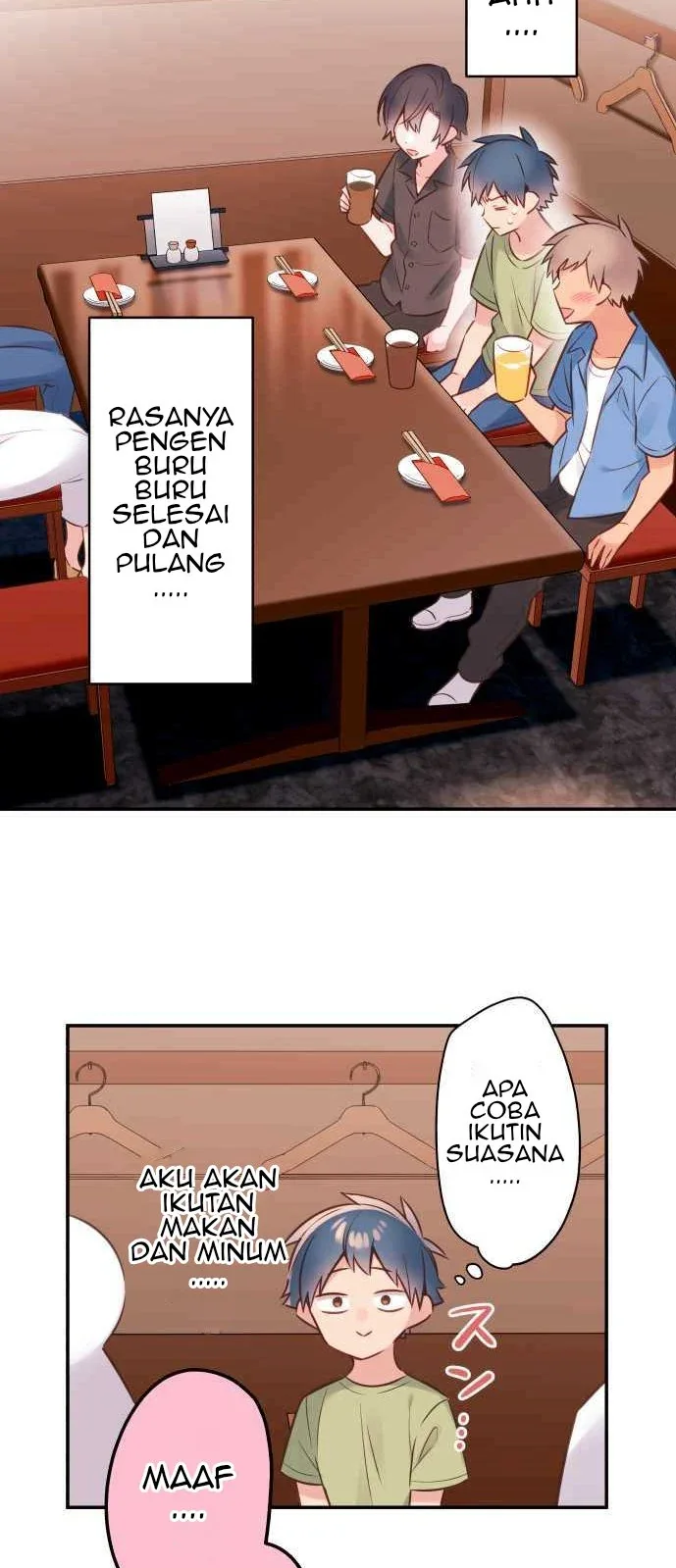Halaman 19 — Waka-chan Is Flirty Again Chapter 57