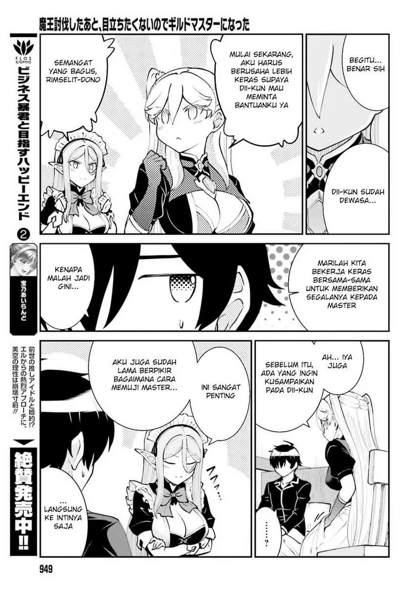 Halaman 9 — Maou Toubatsu shita Ato, Medachitakunai node Guild Master ni Natta Chapter 59