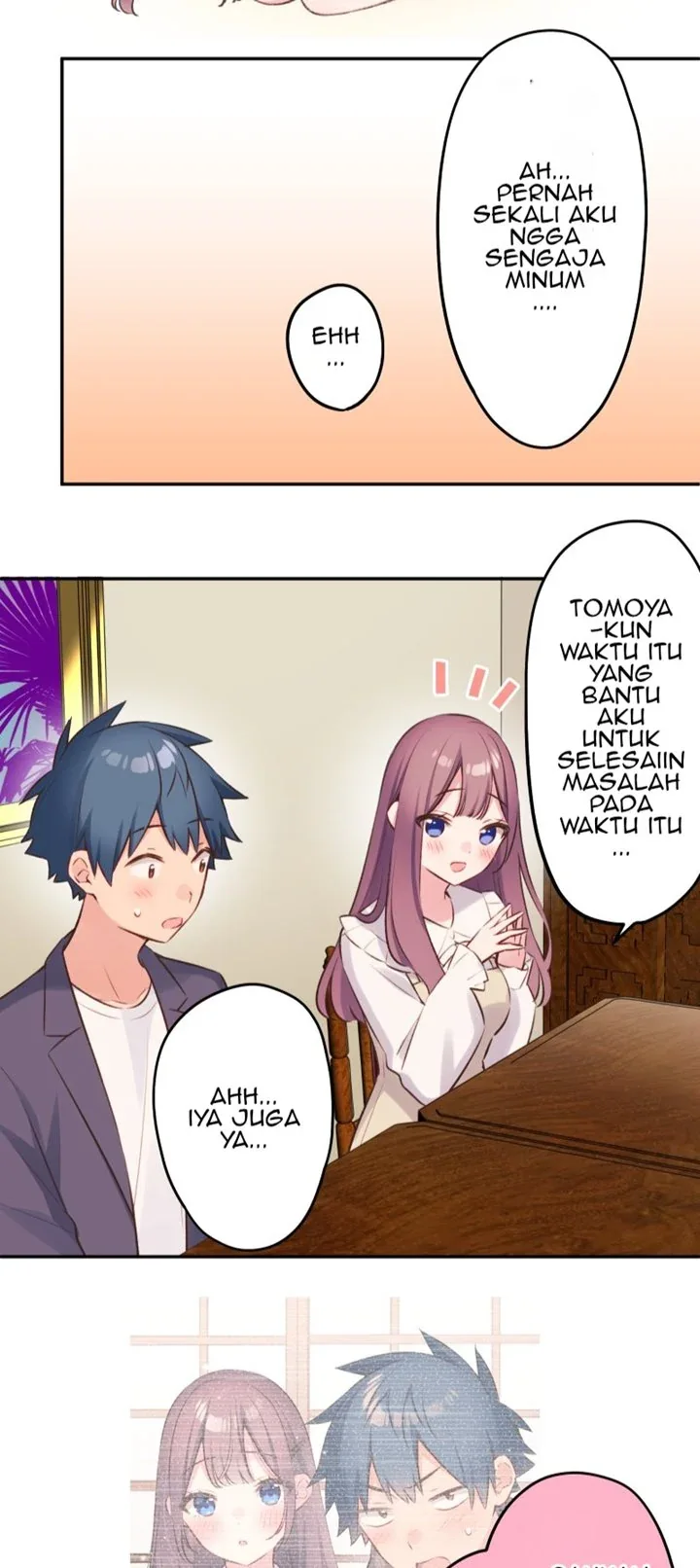 Halaman 4 — Waka-chan Is Flirty Again Chapter 100