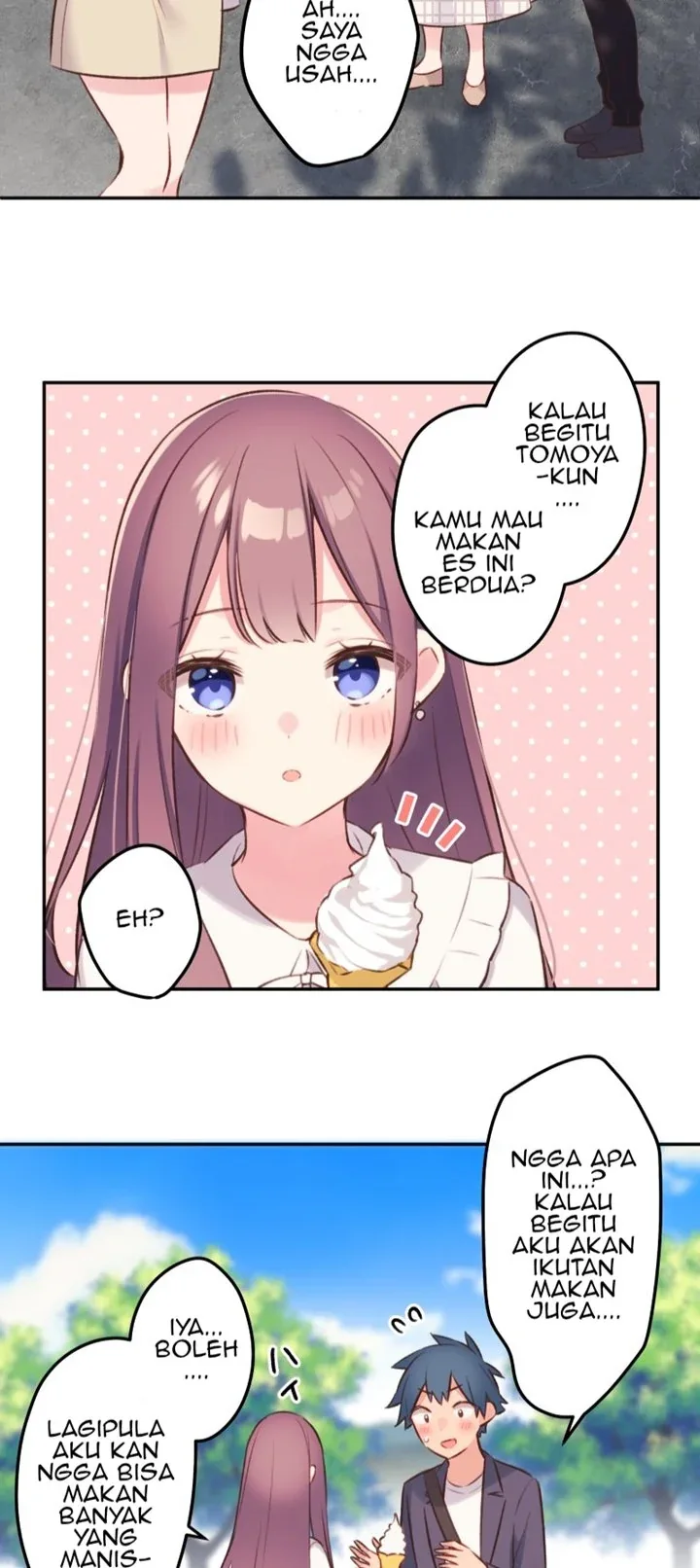 Halaman 13 — Waka-chan Is Flirty Again Chapter 100