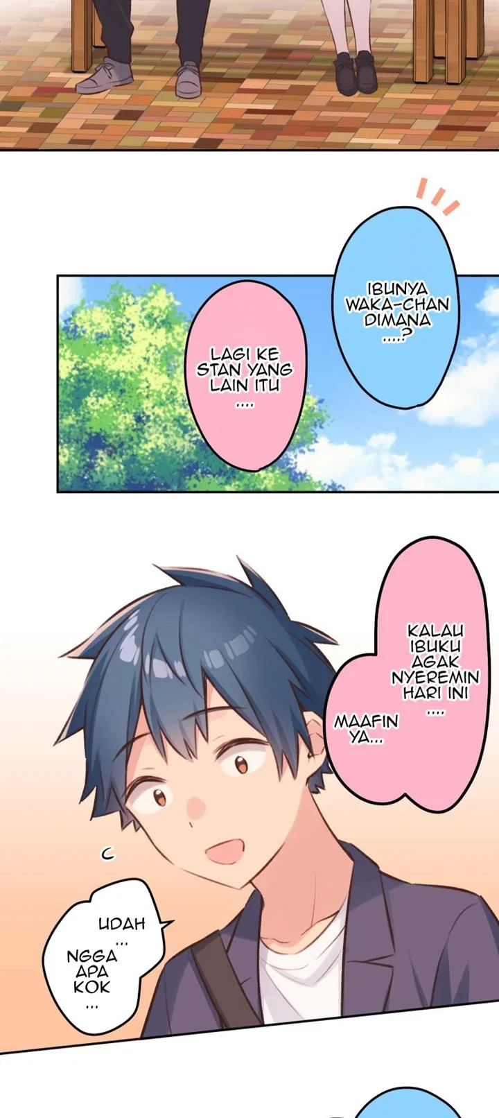 Halaman 28 — Waka-chan Is Flirty Again Chapter 100