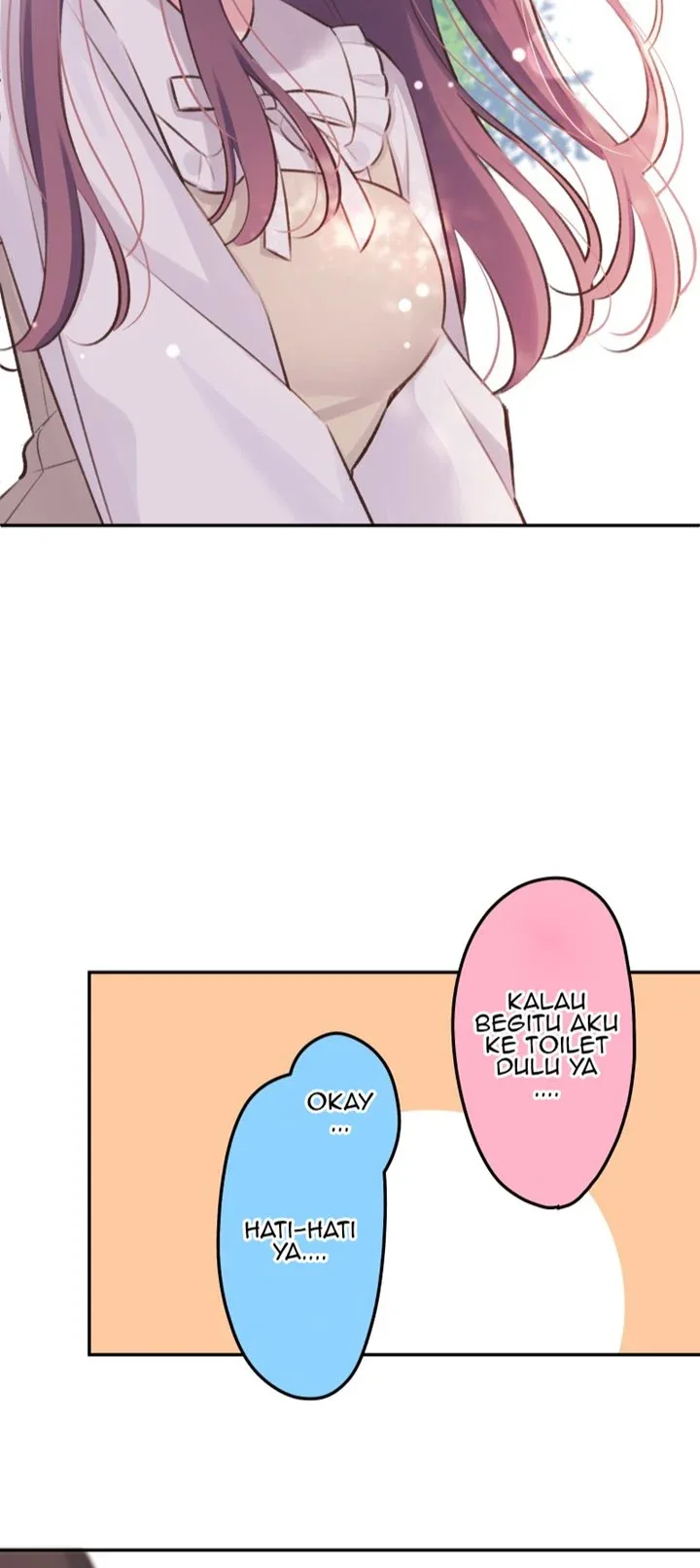 Halaman 35 — Waka-chan Is Flirty Again Chapter 100